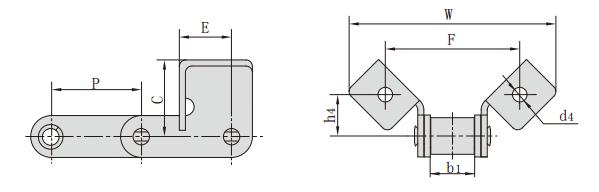 <font color='red'>CA550V</font>F17_CA型鋼制農(nóng)機(jī)鏈附